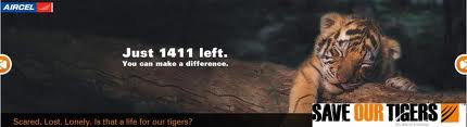aircel save tiger campaign